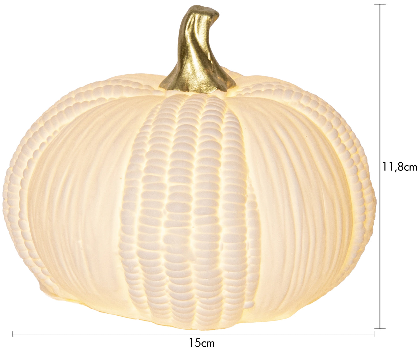 Bordsdekoration Pumpa, 12 cm
