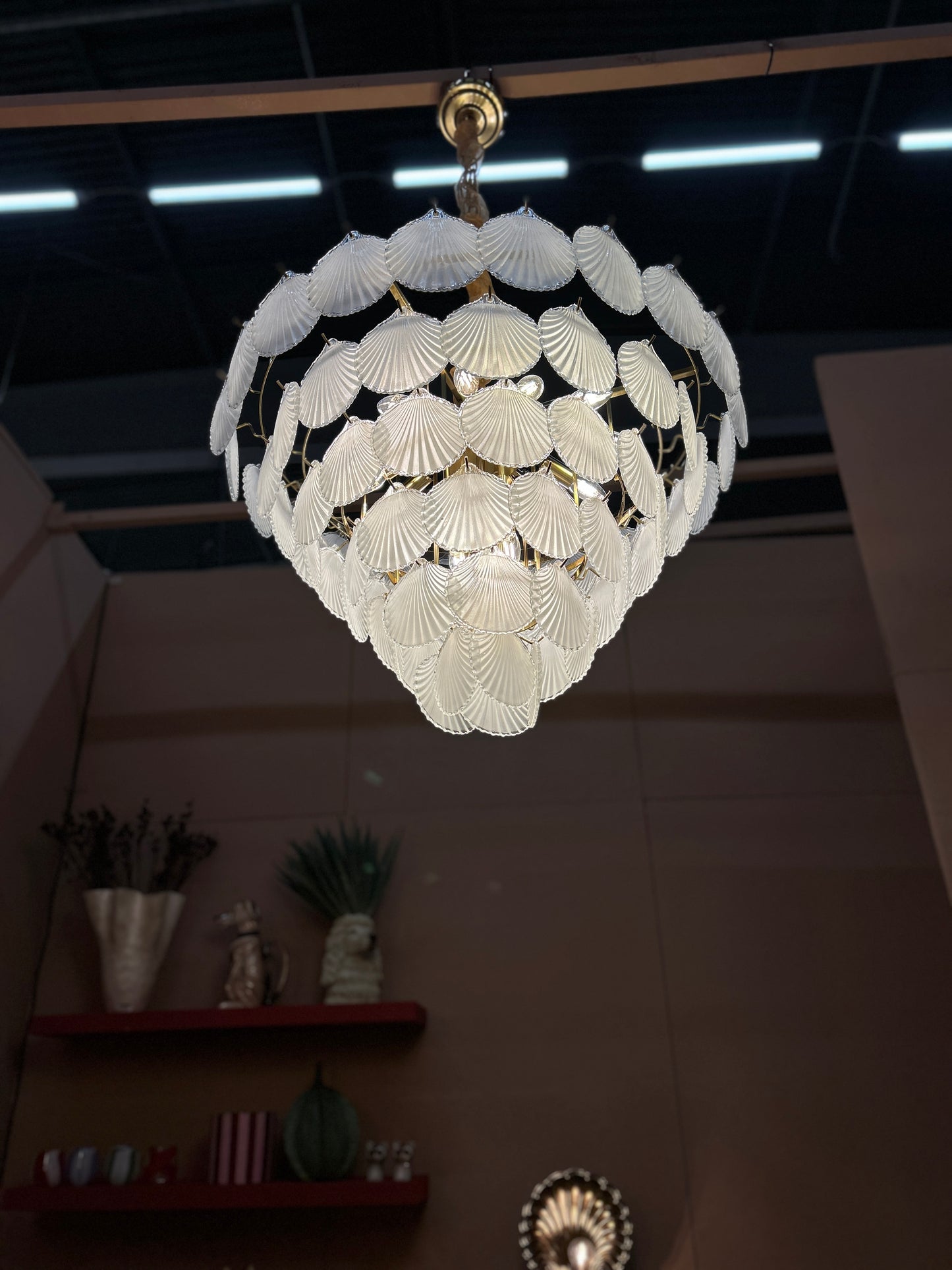 Solange Snäckskal, Chandelier 80 cm