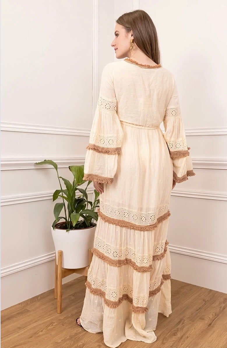 Bonni Bohemisk Långklänning, Natur