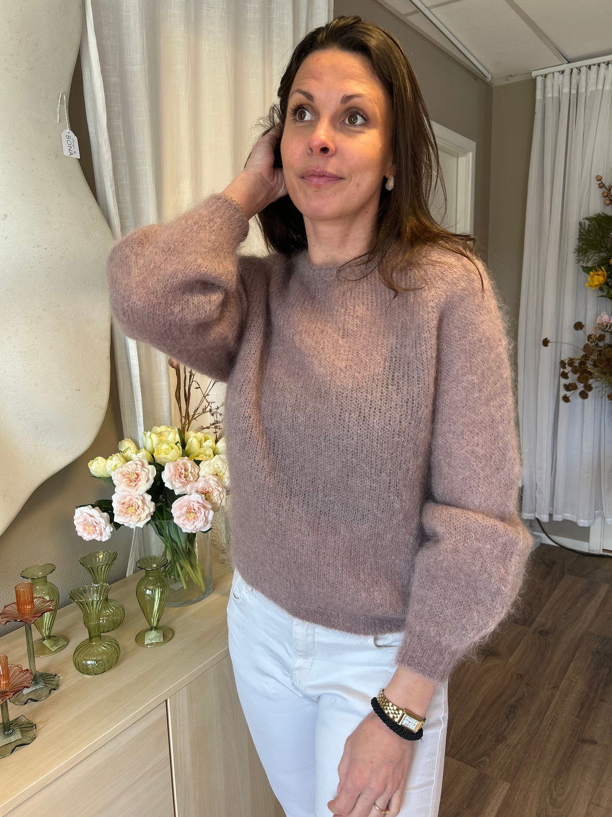 Mohair 80% Långärmad, Mullvad