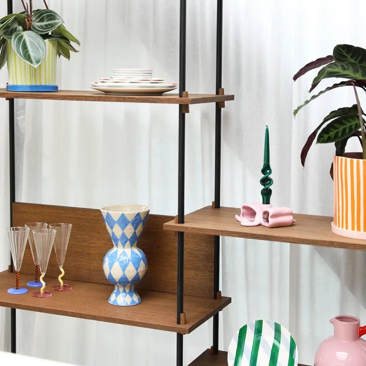 &klevering Rosett Ljusstake Rosa