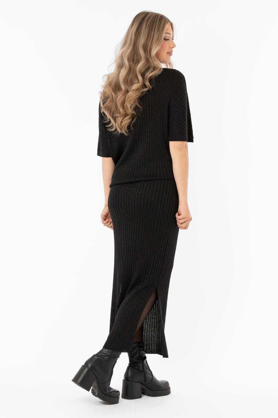 FRANCES KNIT TOP BLACK