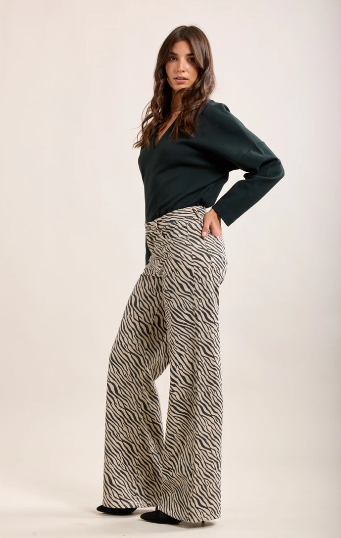Zebra print JEANS