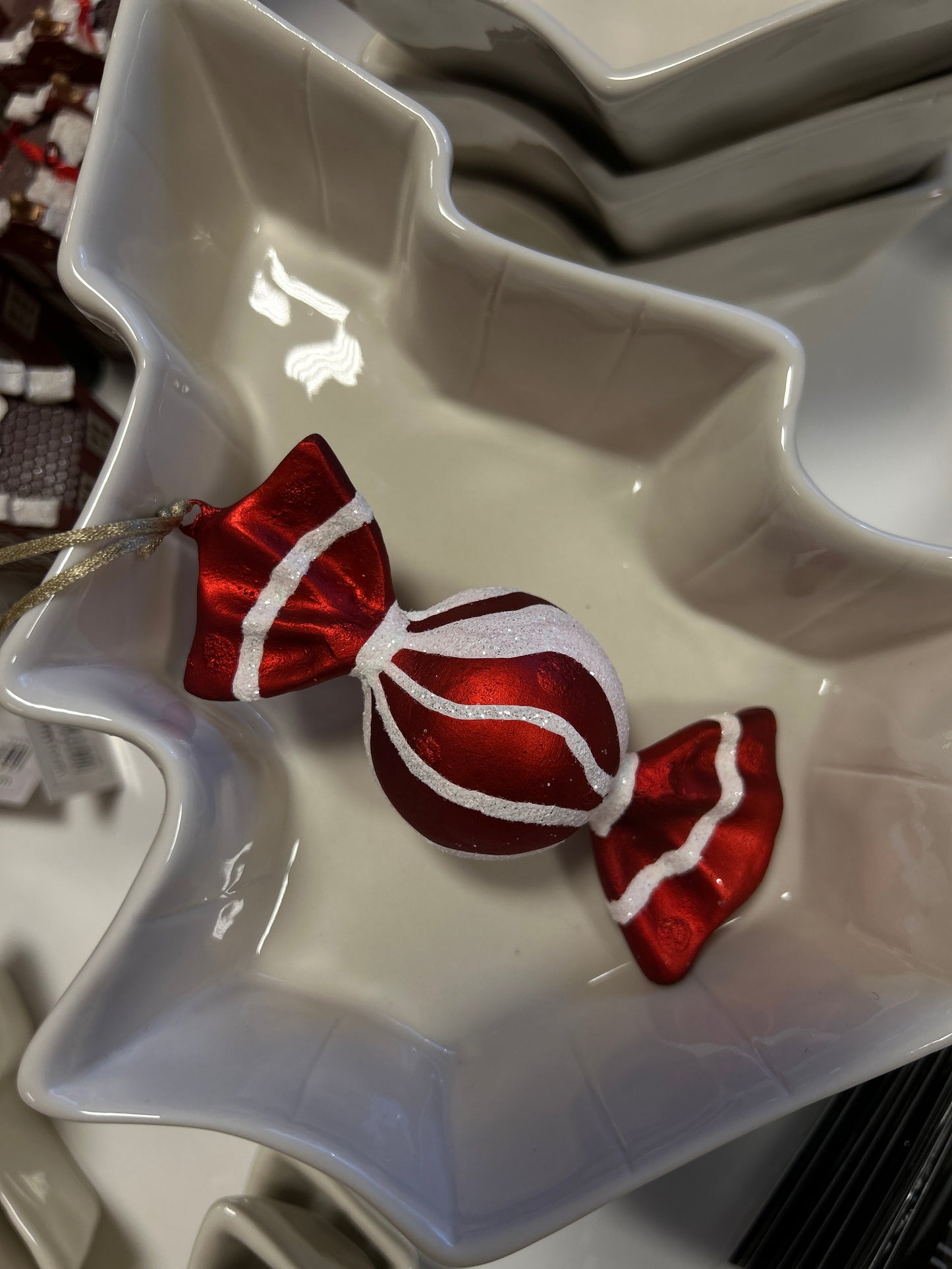 Julkula Karamell Röd/Vit