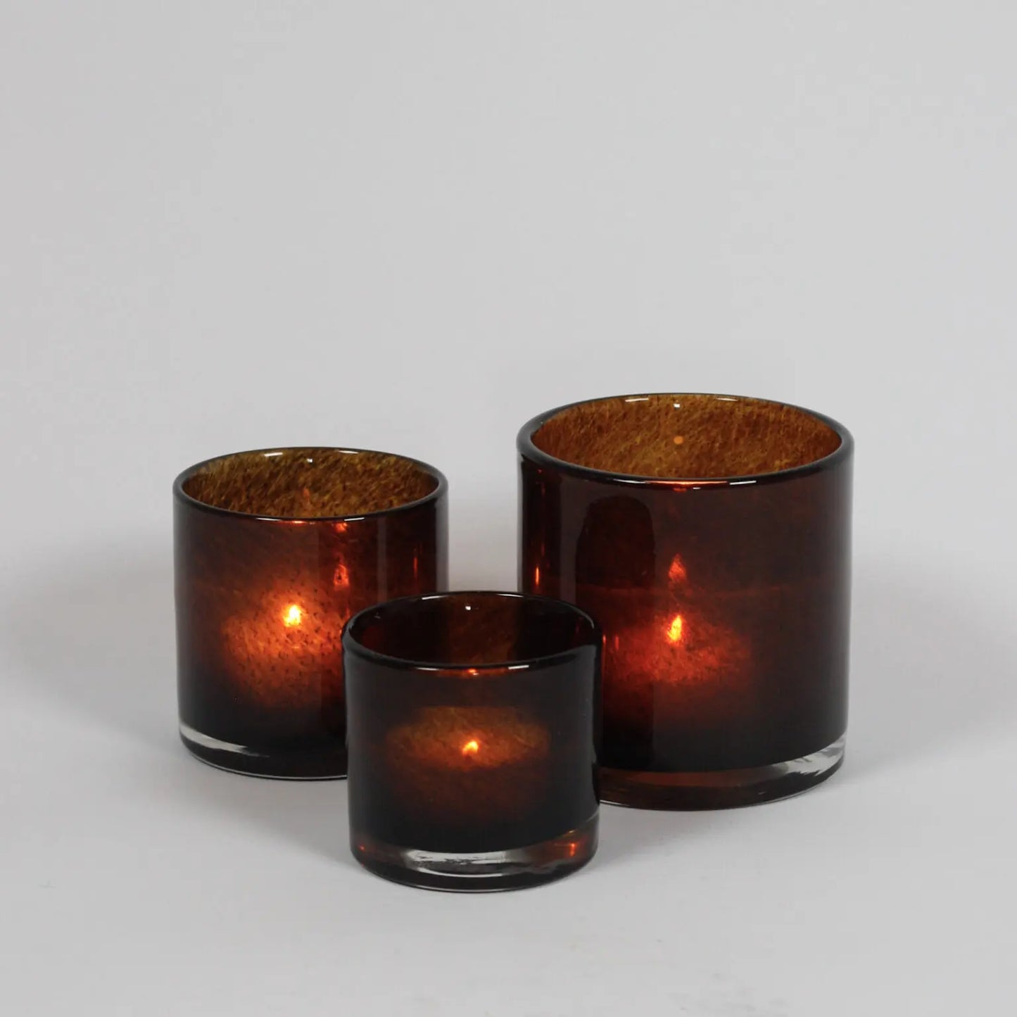 Nilla Ljuslykta, Kaffe, 12cm