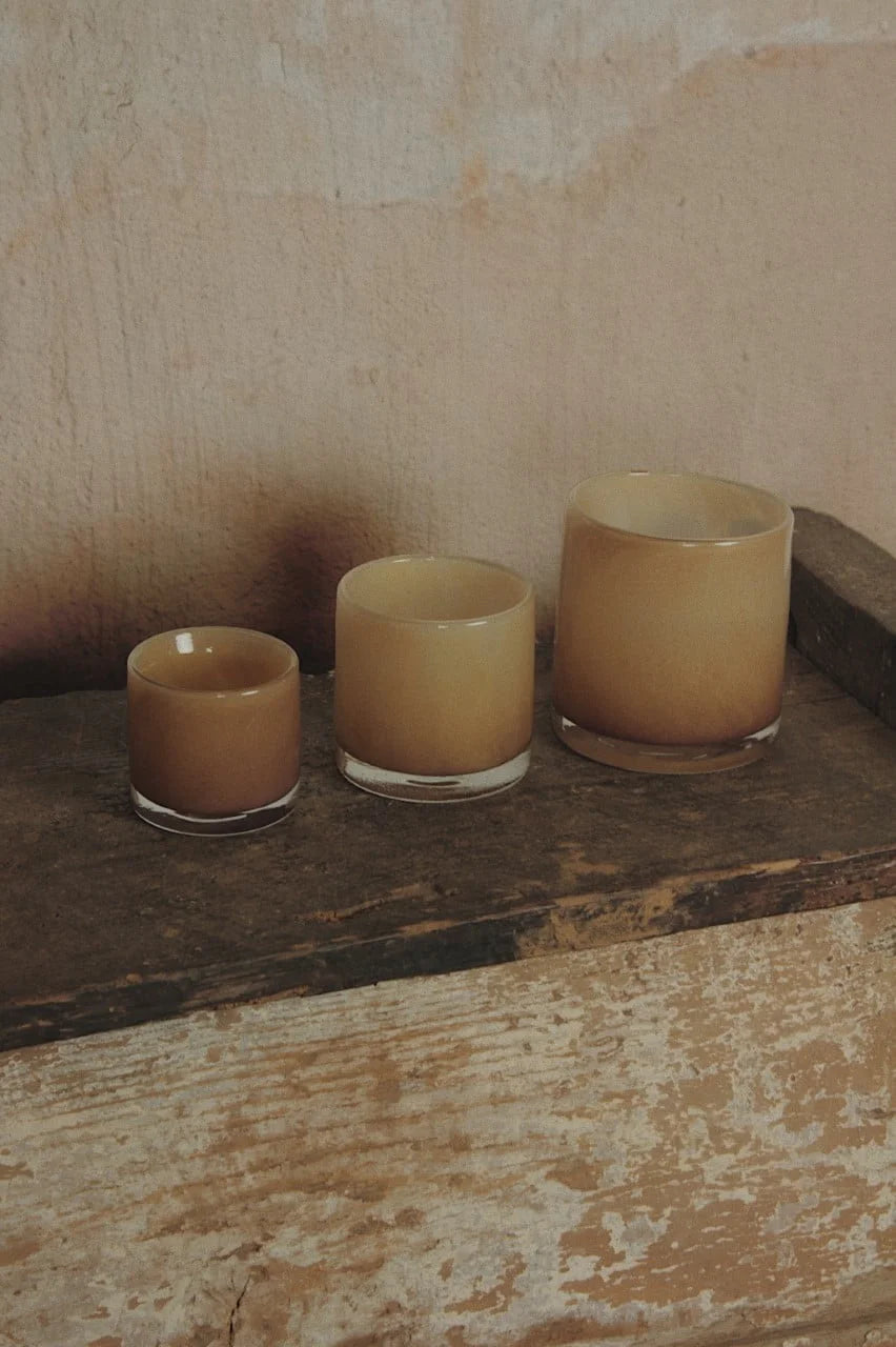 Nilla Ljuslykta, Sand, 10cm