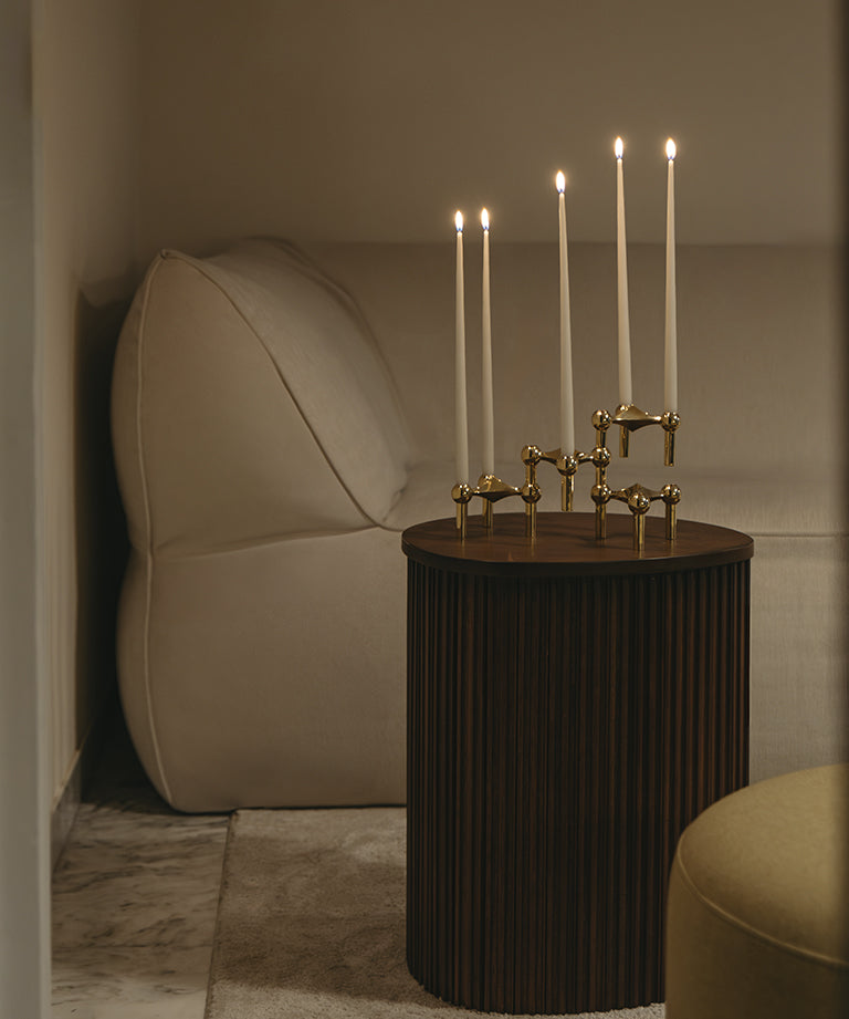 STOFF Nagel Ljusstake, Solid Brass