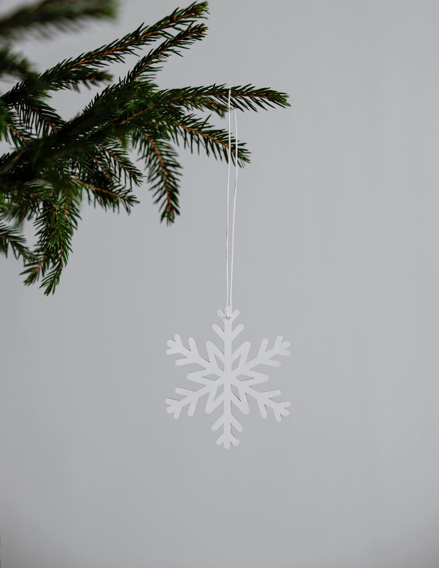 Snöflinga, Julkula, Vit