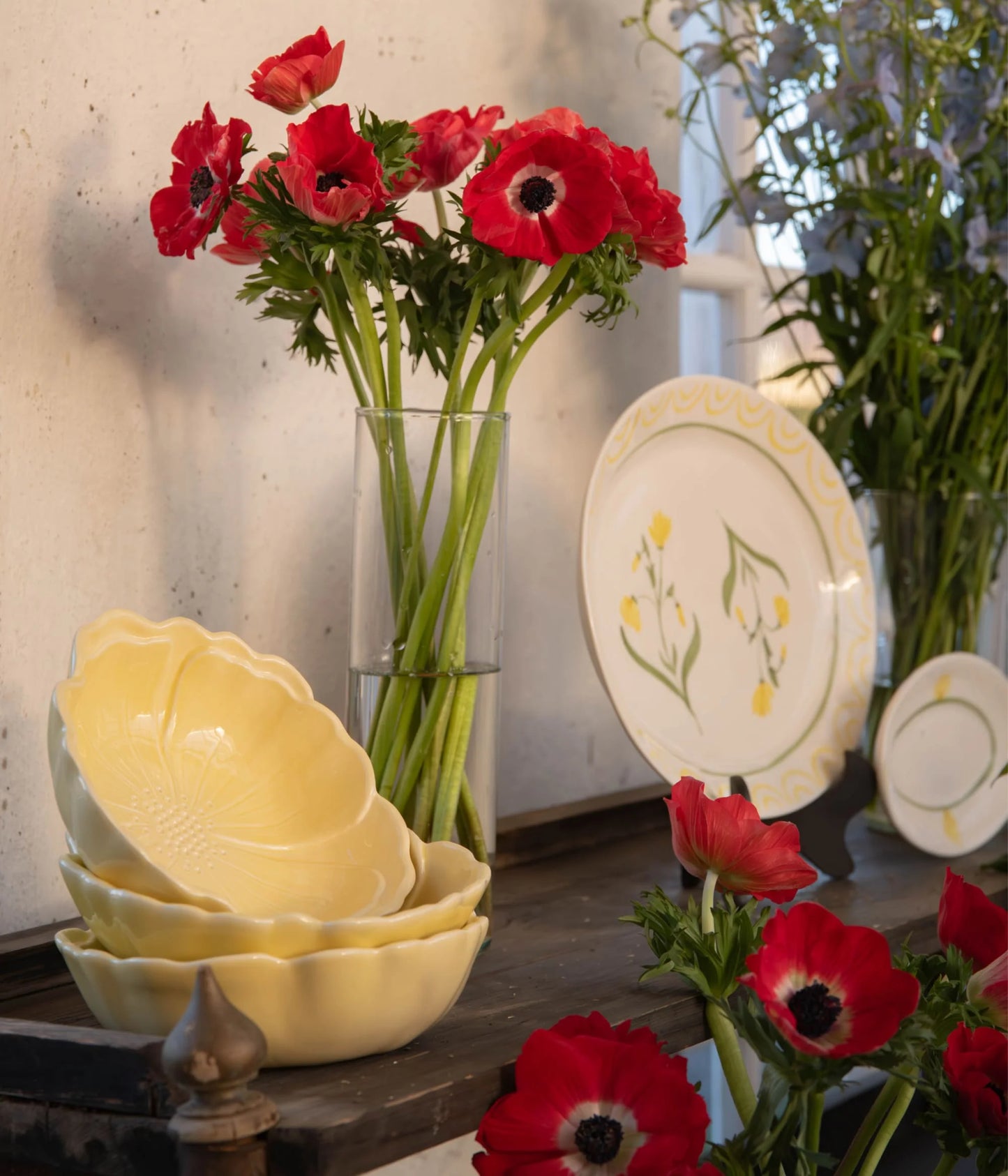 Poppy Skål Gul, 18cm