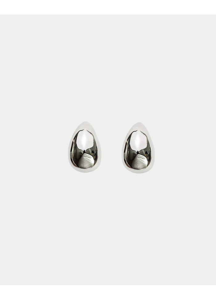 Leo Drop Örhängen, Silver