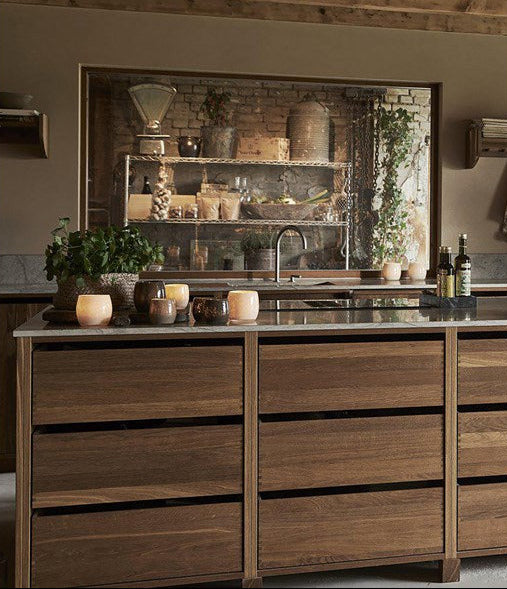 Goya Ljuslykta, Beige, 10x10 cm