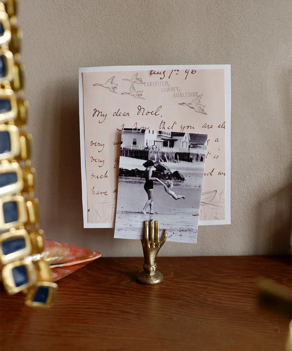 Jana Hand Korthållare, Mässing