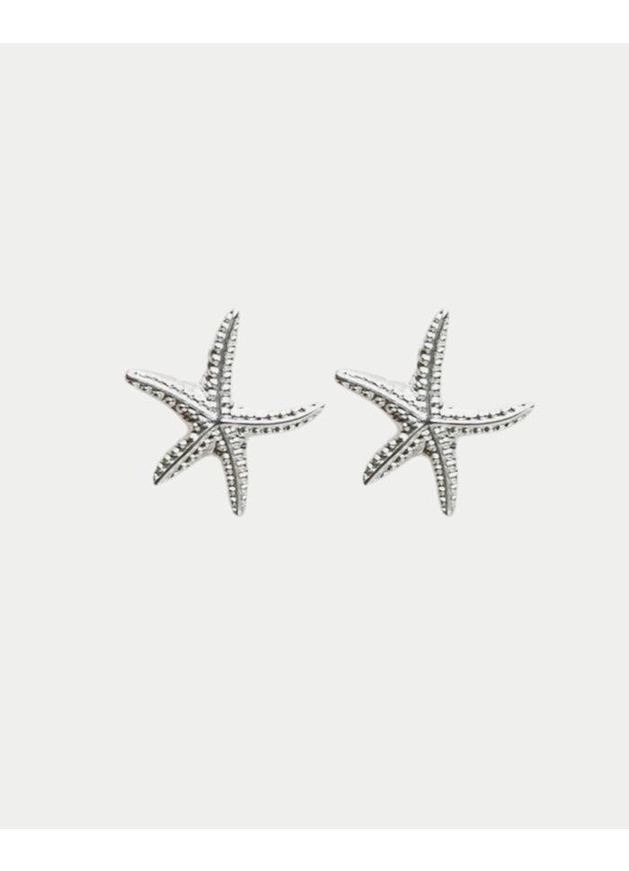 Starfish Örhängen, Små, Silver