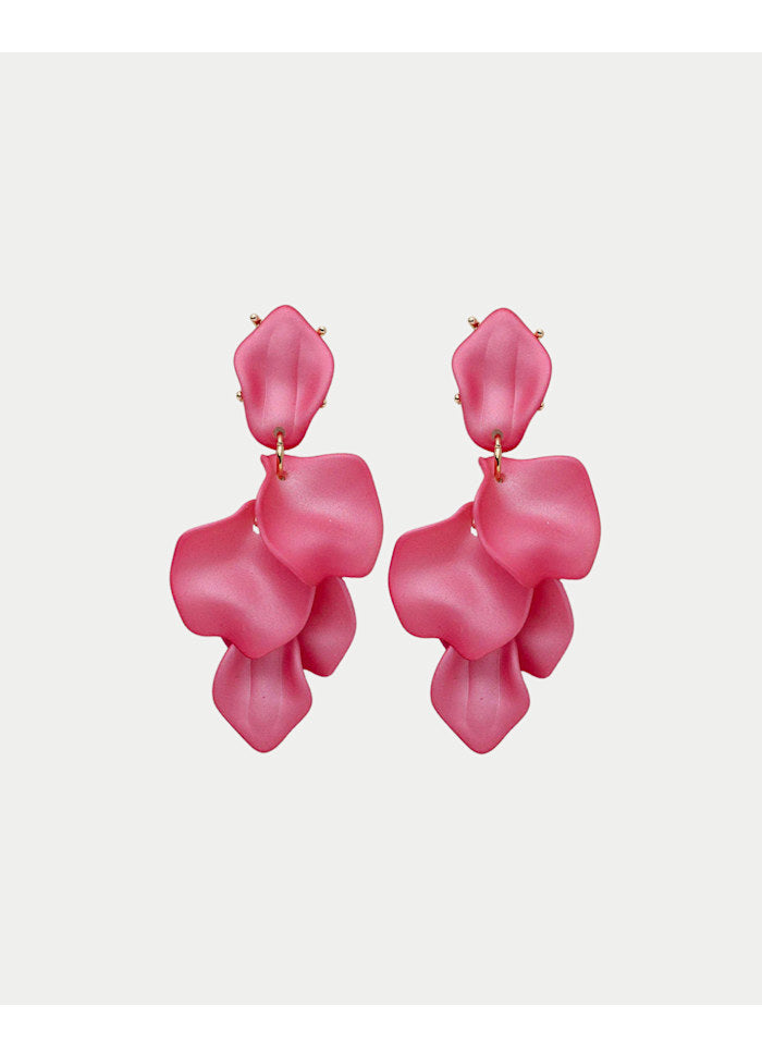 Leaf Örhängen, Pärl Rosa