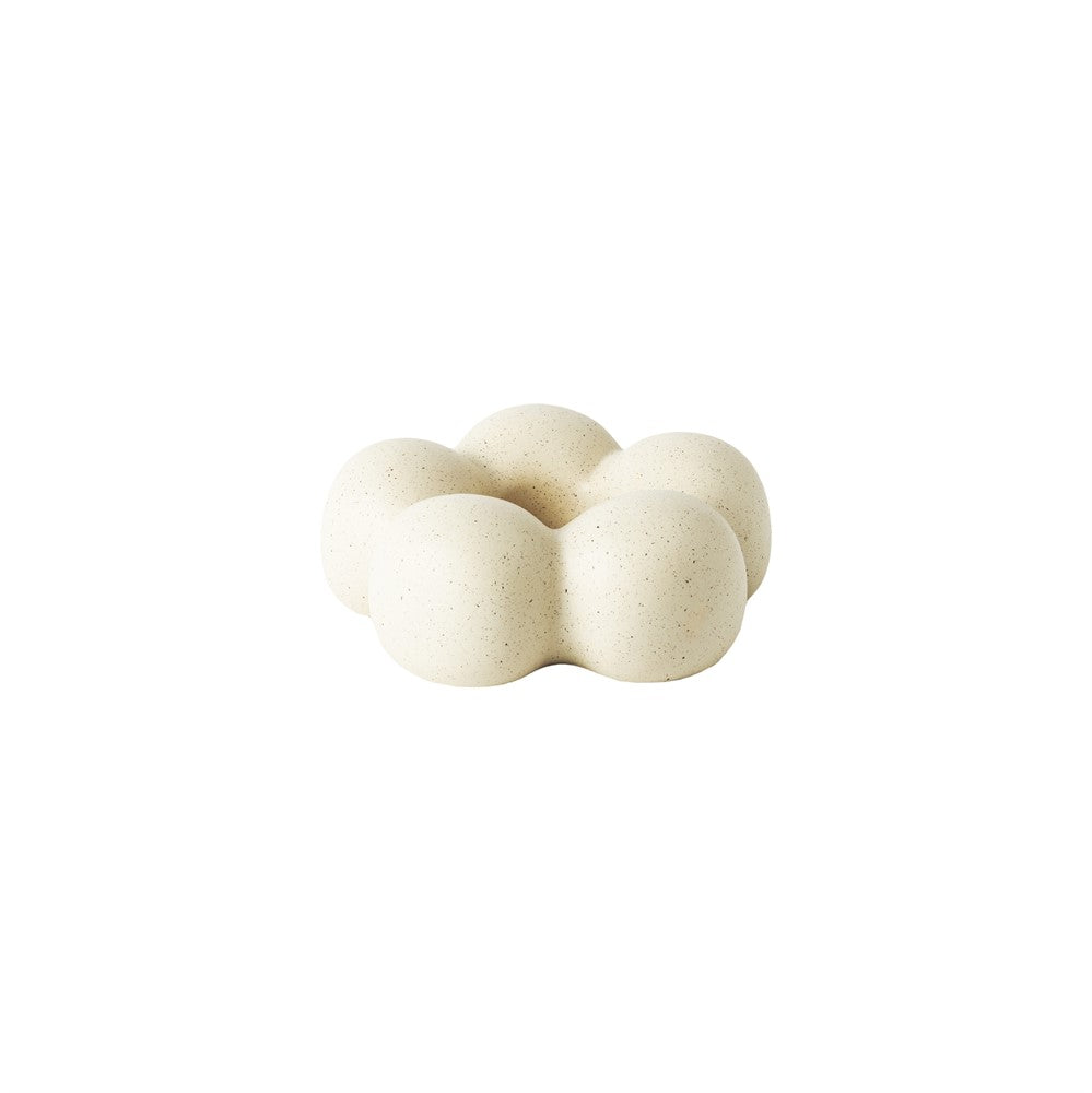 Ljusstake Daisy, Beige