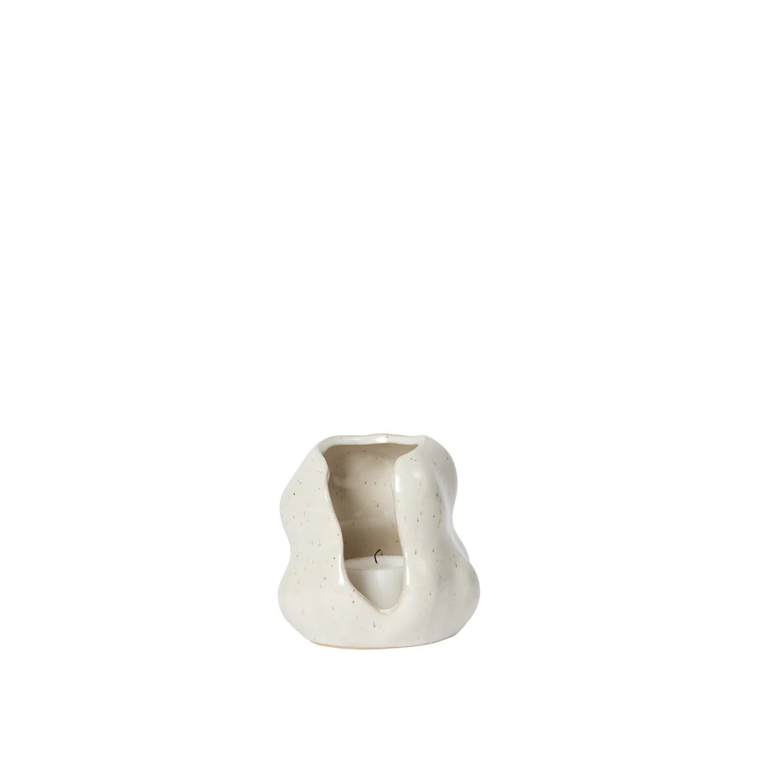 Hekla Ljusstake, Krämvit, Liten