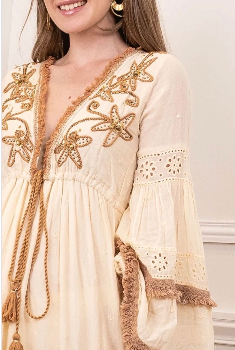 Bonni Bohemisk Långklänning, Natur