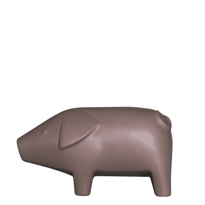 Swedish Pig Large - maroon