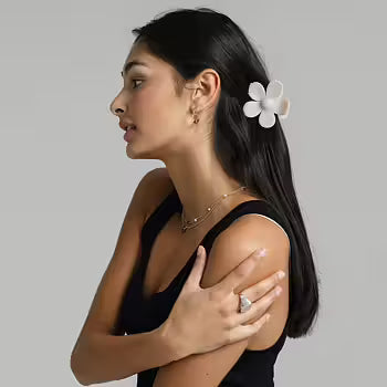 Hårklämma Blomma L