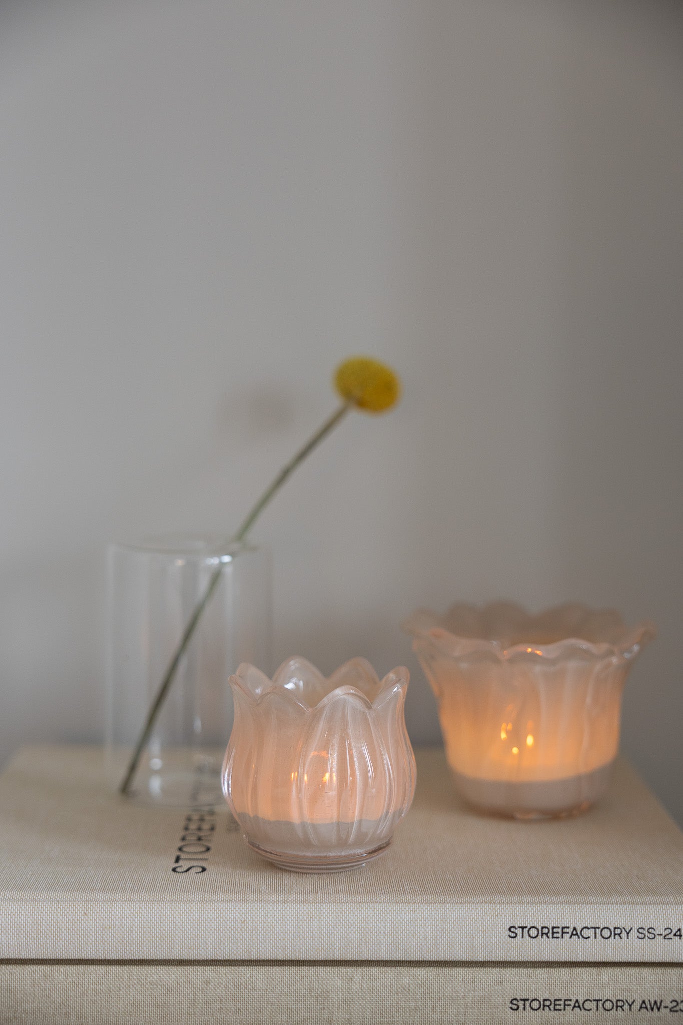 Nyby Ljuslykta, Beige