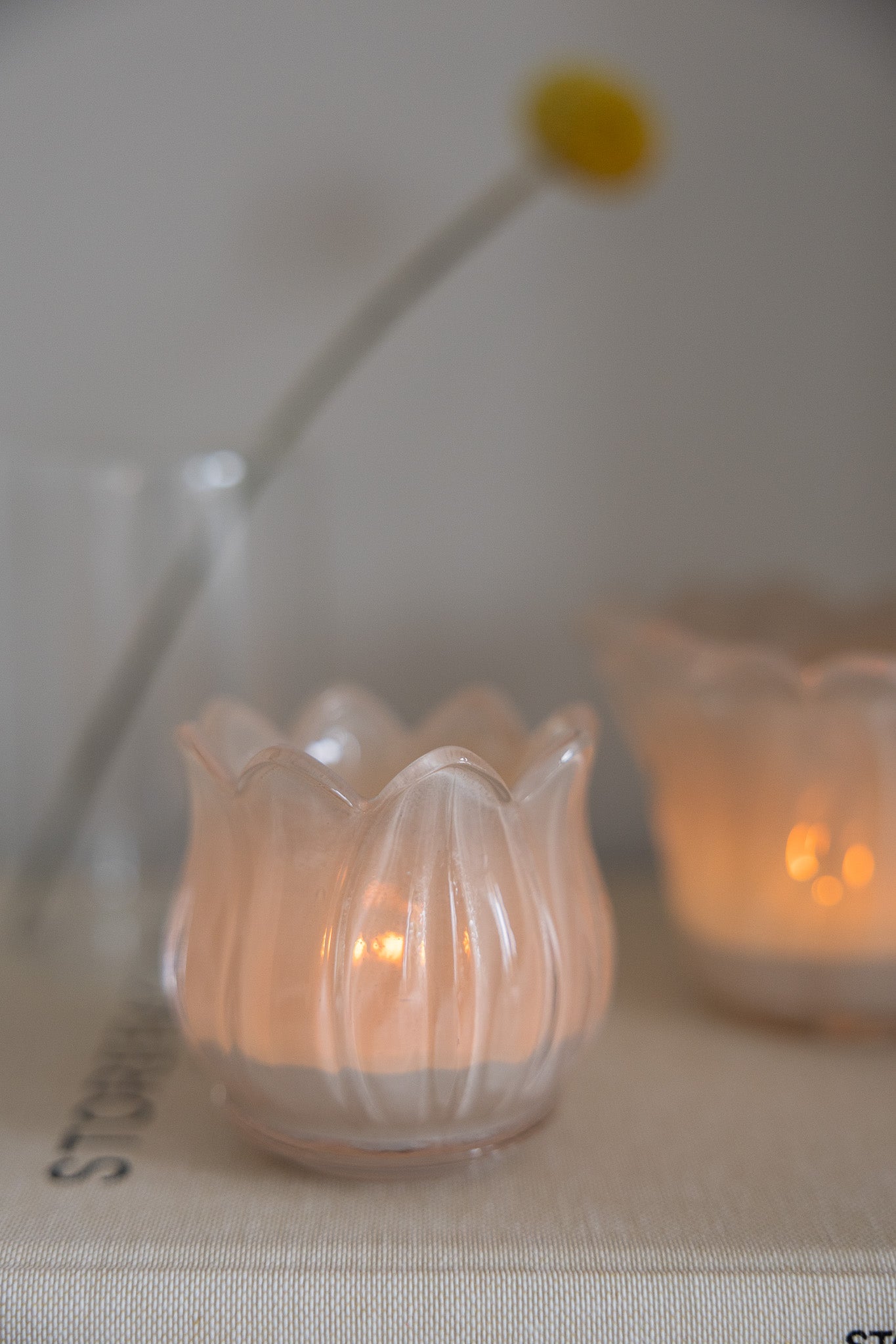 Nyby Ljuslykta, Beige