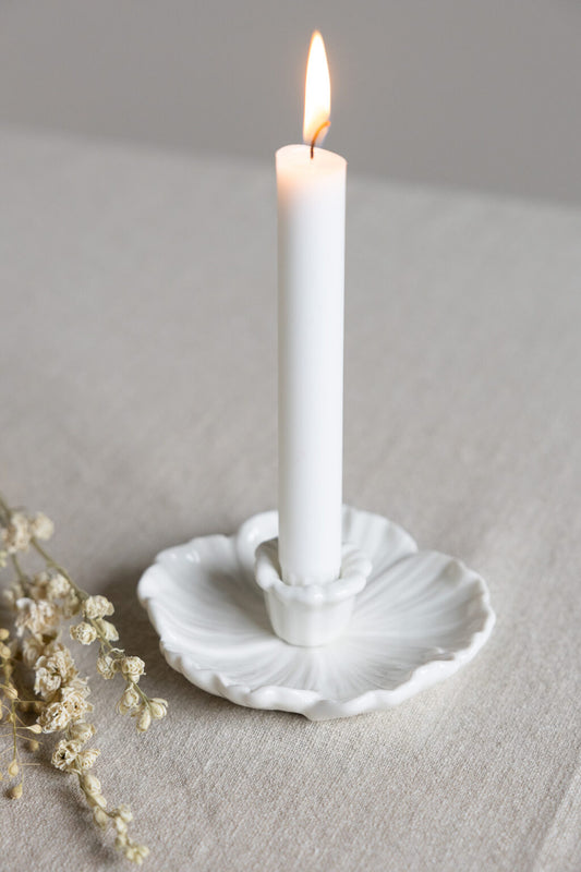 Botanik, Liten Ljusstake, Vit