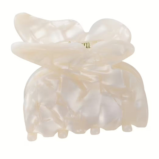 Hårklämma Fjäril, Ivory