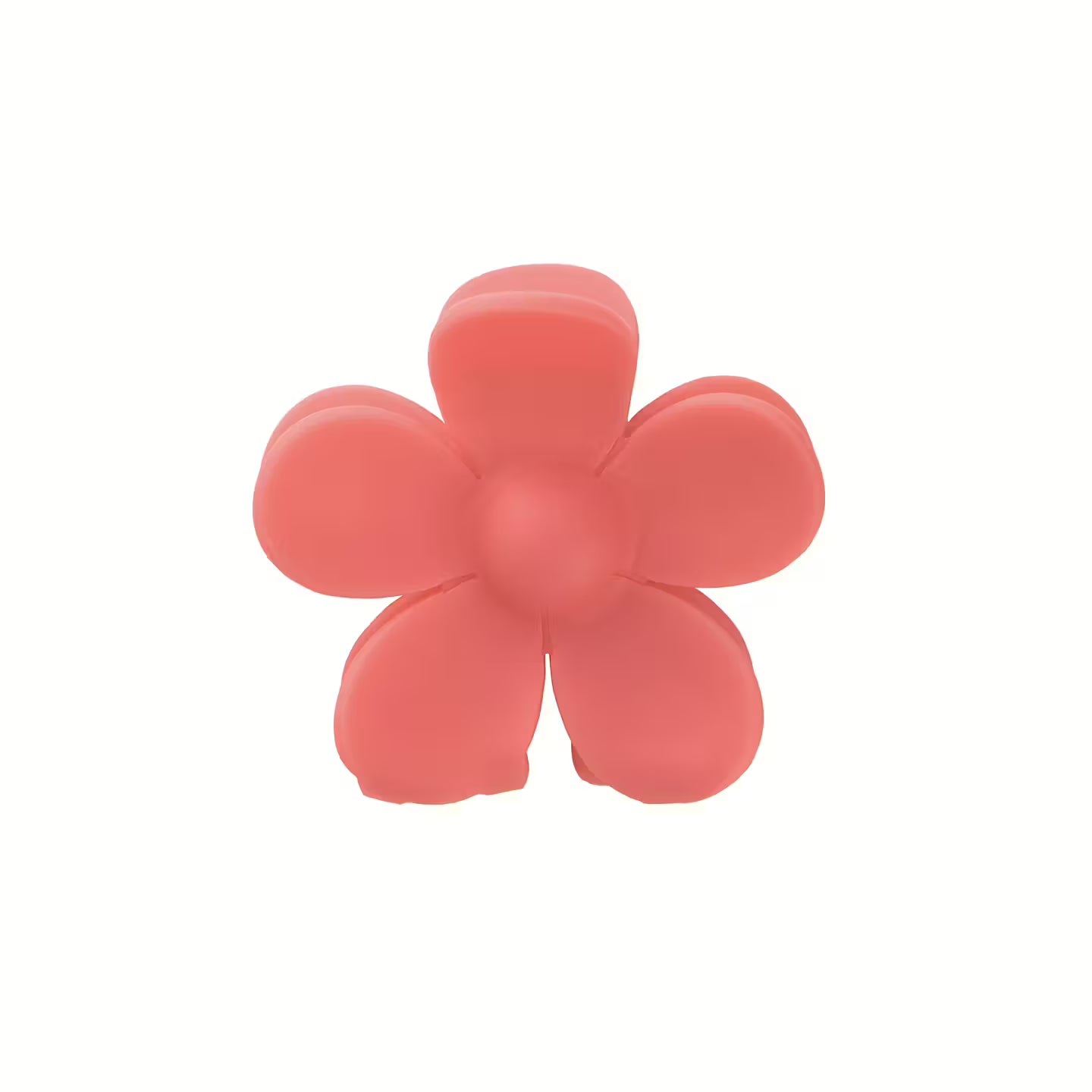 Hårklämma Blomma, Matt Rosa, Liten