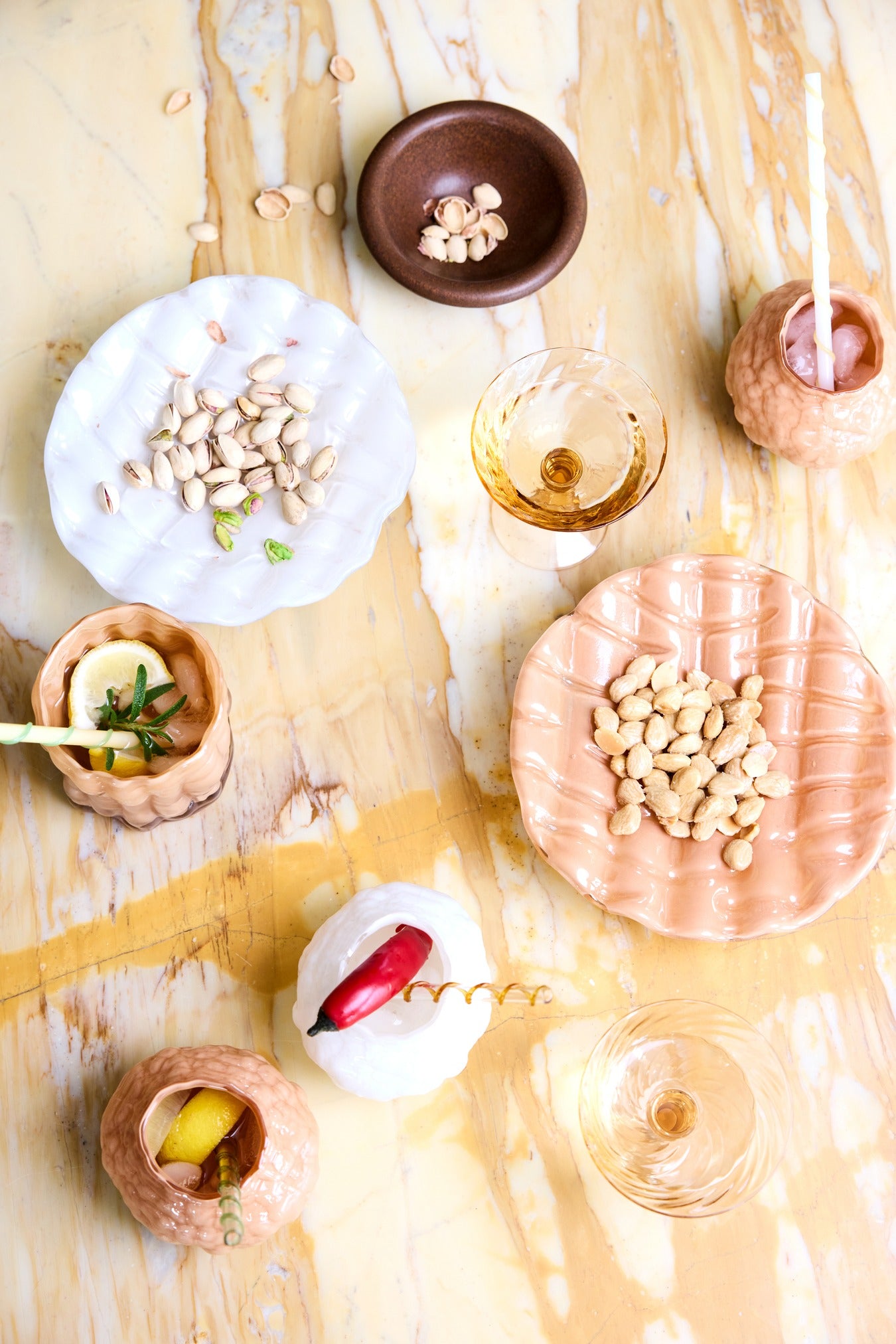 Skål Laranne, Benvit, M