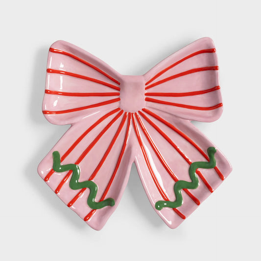 &Klevering Tallrik Ribbon Rosa
