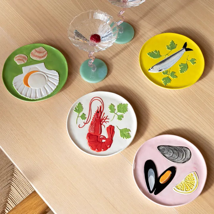 & Klevering Plate de la mer 4-pack
