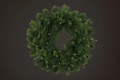 Ljusslinga LED vattentät timer, Silver