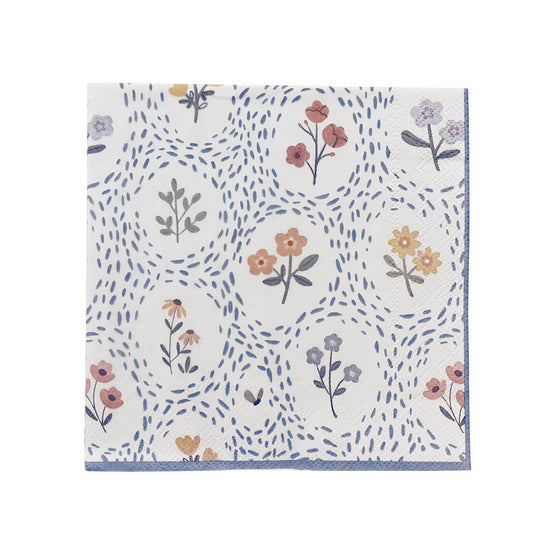 Pappersservett Fleur, Middag