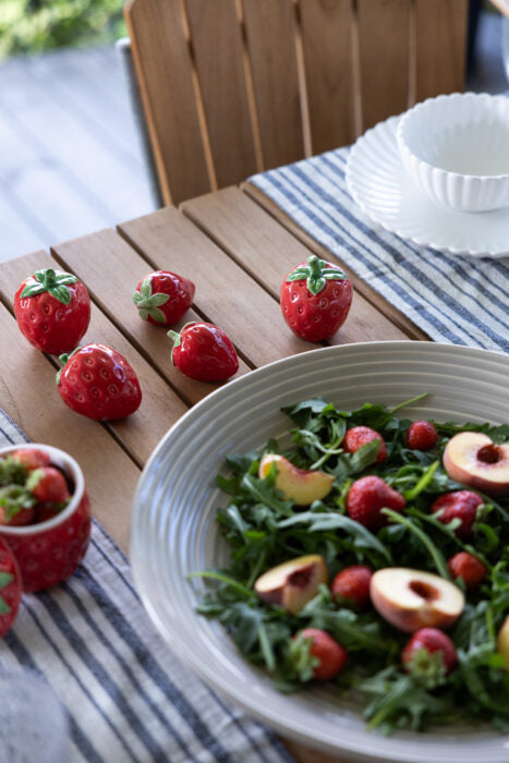 Jordgubbe liten liggande dekoration