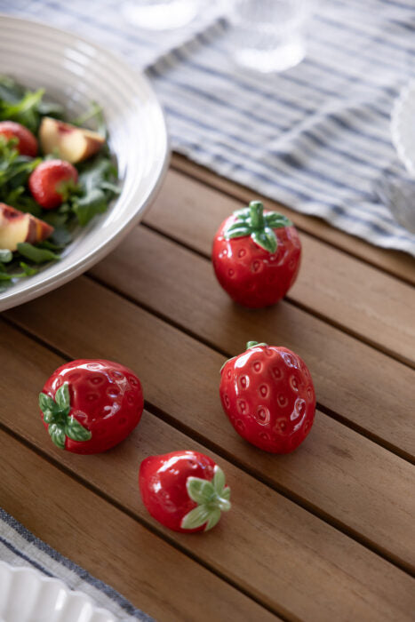 Jordgubbe liten liggande dekoration