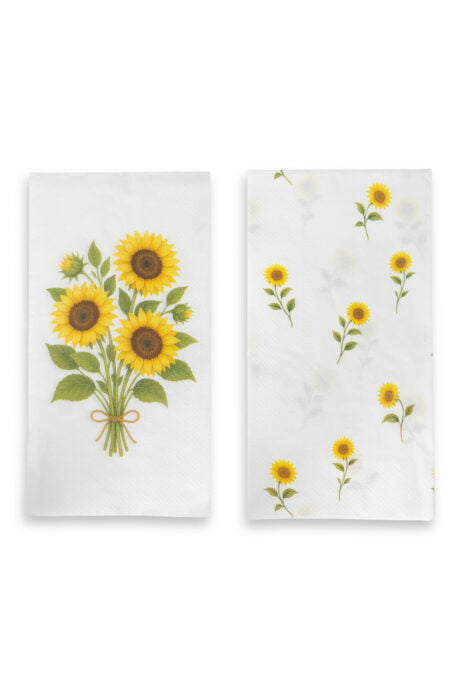 Solrosor servett, Buffet