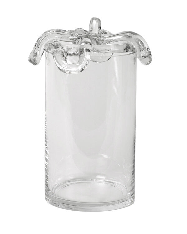 Glasvas med Glasblomma