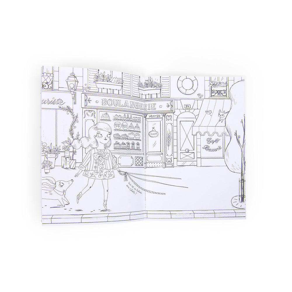 Målarbok Les Parisiennes