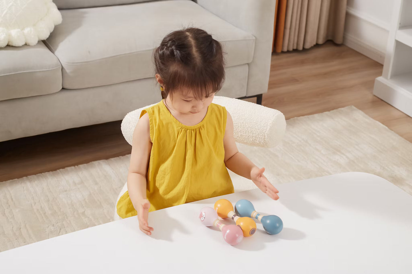 Dubbel Maracas Räv, Rosa