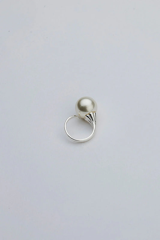 Pearl Ring, Silver