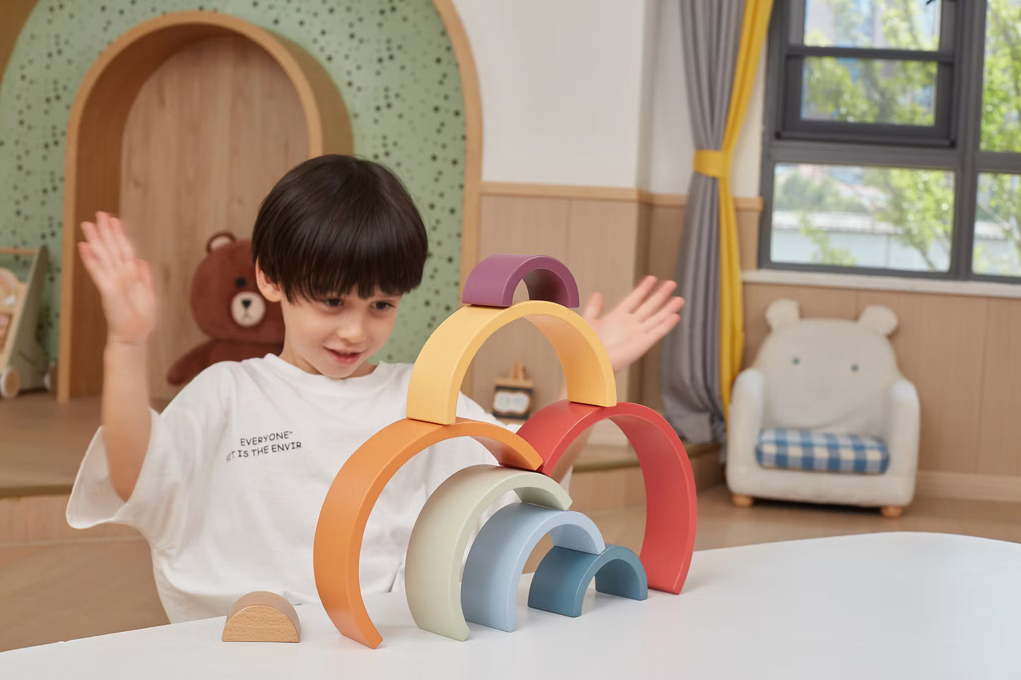 Regnbåge att Stapla