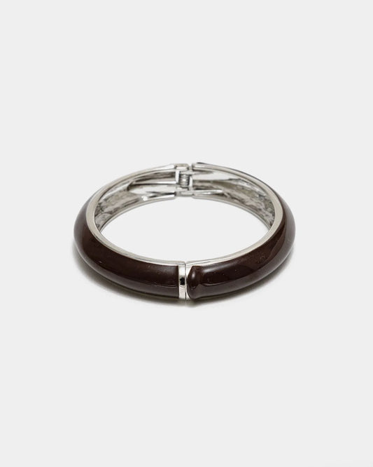 Adele Armband, Brun / Silver