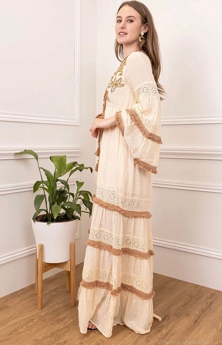 Bonni Bohemisk Långklänning, Natur