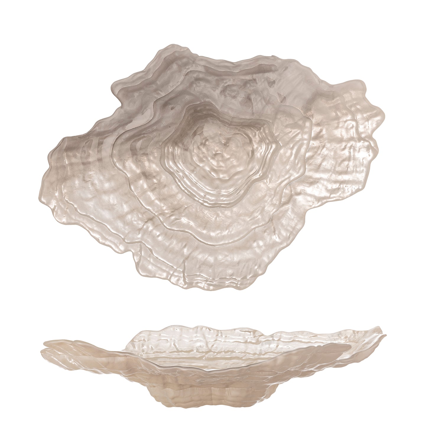 Aiku Skål, Natur, Glas