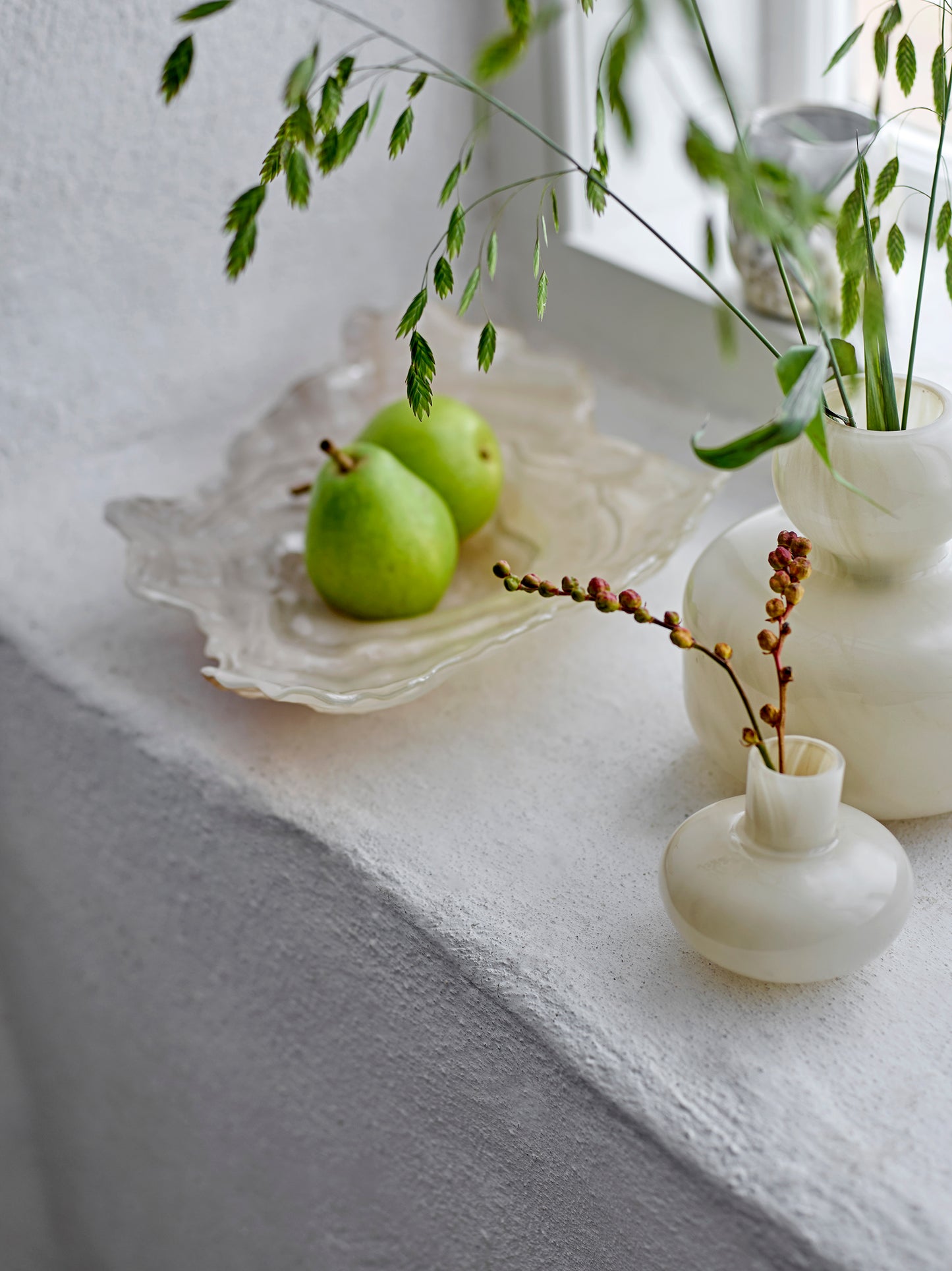 Aiku Skål, Natur, Glas