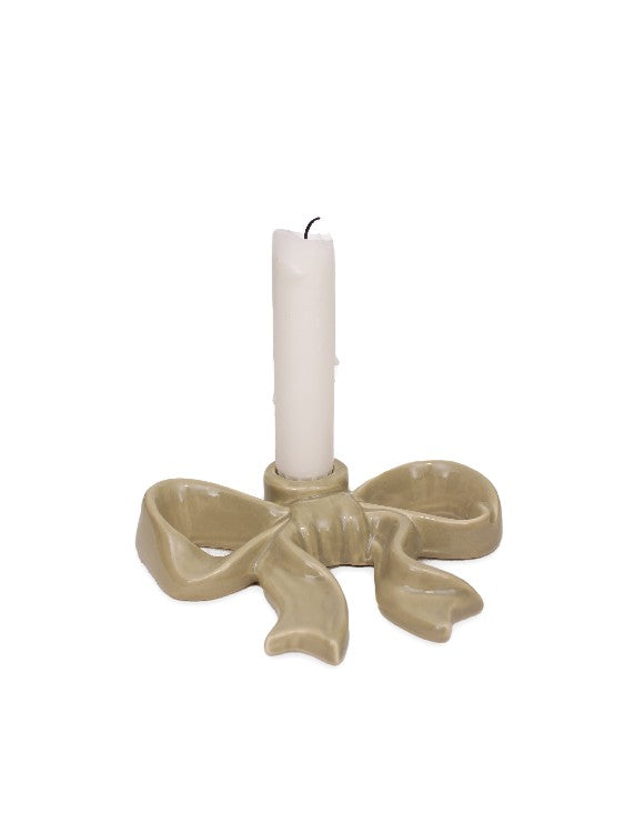 Ljusstake Rosett, Stor, Sage