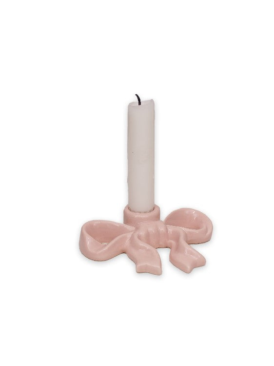 Ljusstake Rosett, Liten, Rosa