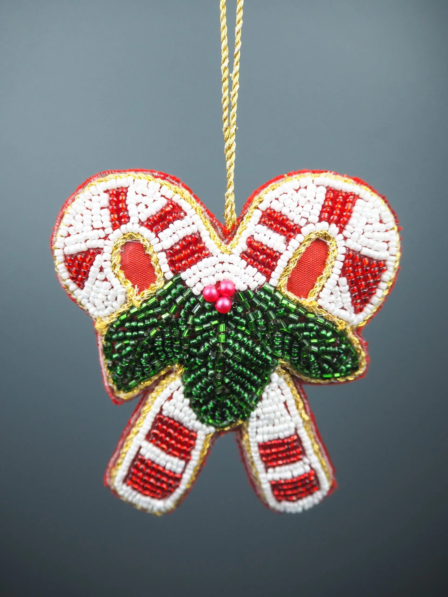 Julkula Polka Röd/Vit