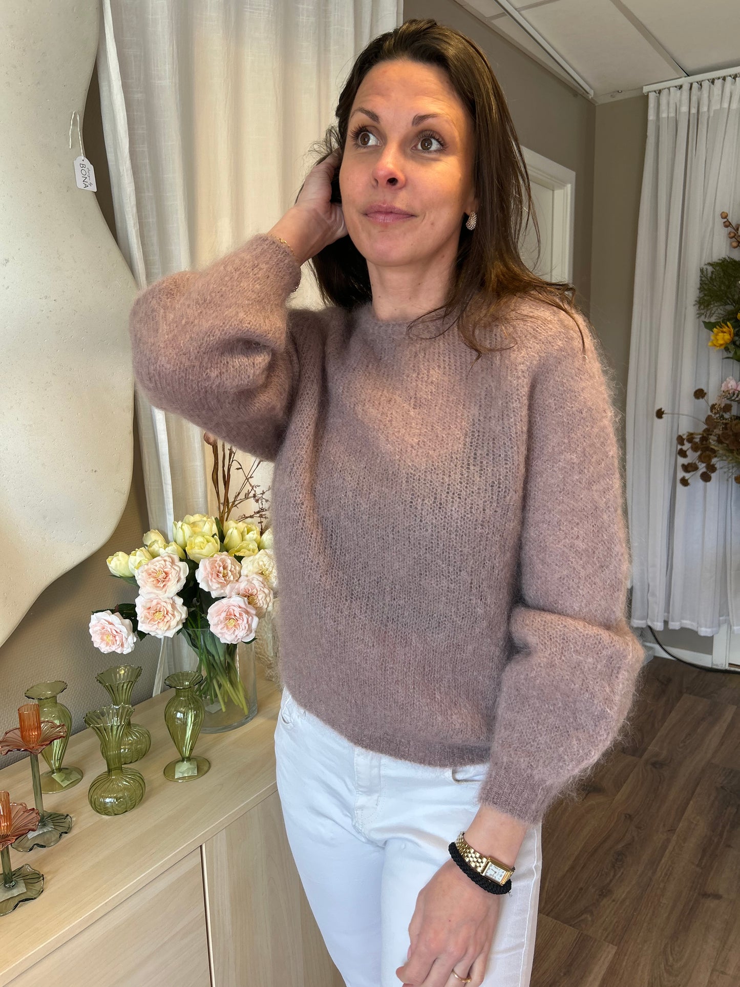 Mohair 80% Långärmad, Mullvad