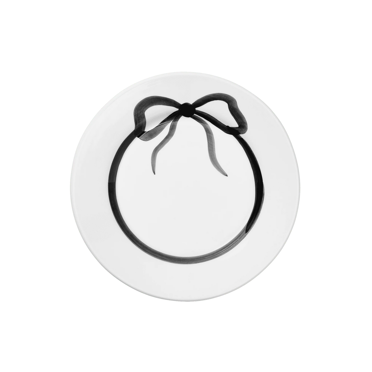 Bow Tallrik Svart, 28cm